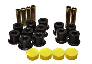 Dodge Durango Leaf Spring Bushing Set - Rear - Energy Suspension - Performance Polyurethane - Black - `98-`03 Dodge Durango Leaf Spring Bushing Set - Rear - Energy Suspension - Performance Polyurethane - Black - `98-`03
